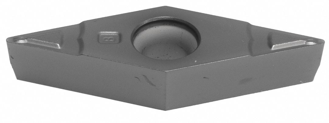 Diamond Turning Insert: VBMT Insert, Neutral, 1/8 in Thick, 1/32 in Corner Radius, AlTiSiN