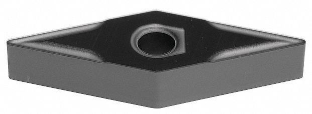 Diamond Turning Insert: VNMG Insert, Neutral, 3/16 in Thick, 1/64 in Corner Radius, AlTiSiN