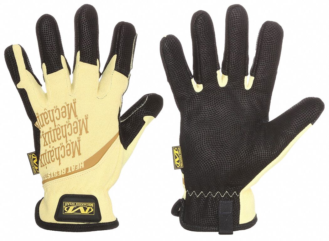 KOVENEX HEAT RESISTANT MECHANICS GLOVES, XL (10), GOATSKIN, KEVLAR, MAX TEMP 482 ° F