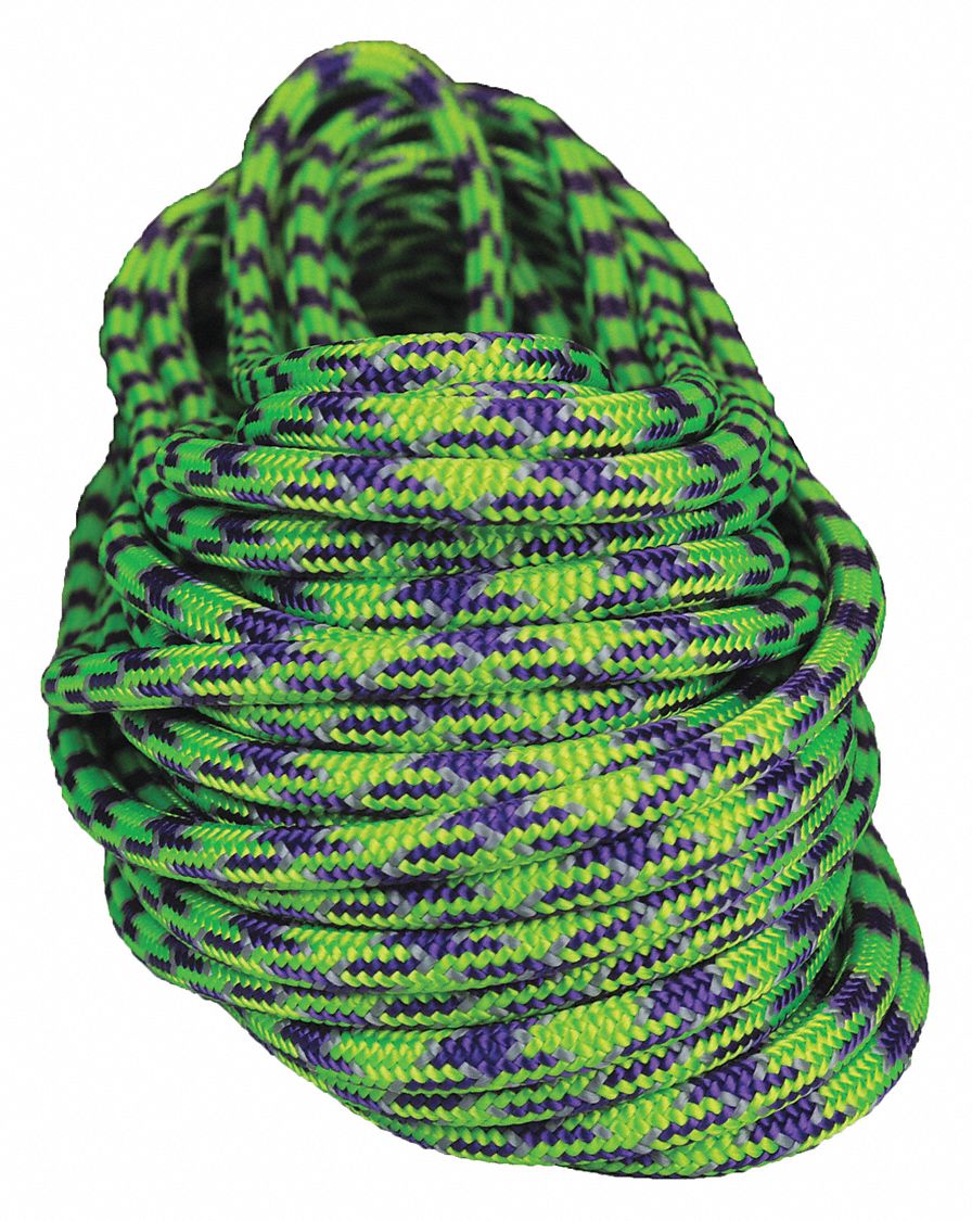 purple climbing rope