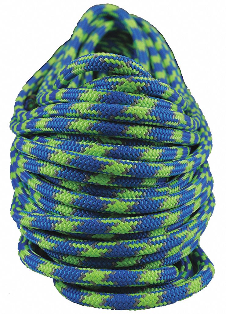 INFERNO, Double Braid, 15/32 in Dia, Rigging and Climbing Rope - 54ZE68 ...