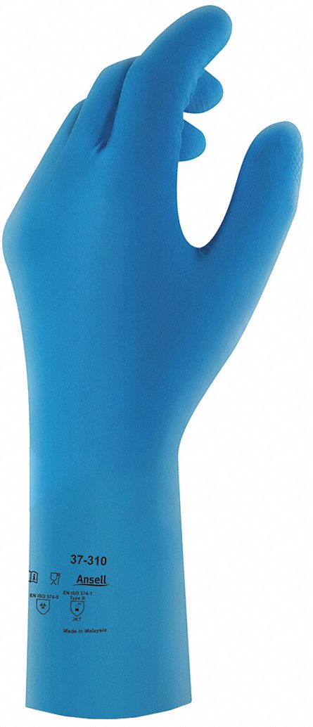 K2084 ChemResistantGloves Blu Gauntlet 7 PR