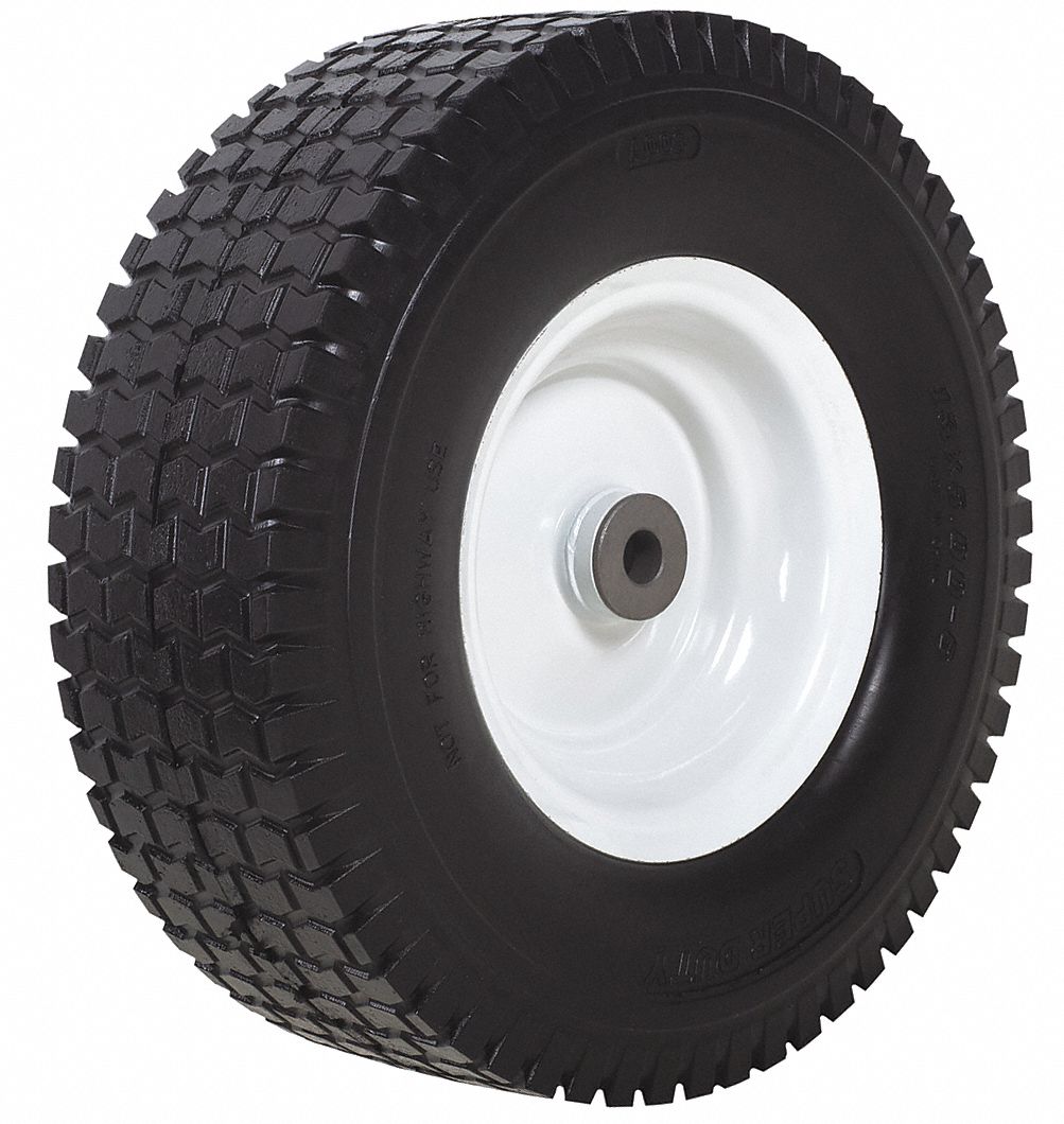 MITM, Polyurethane, 5 in Tire Wd, Wheelbarrow Tire 54ZE89140150