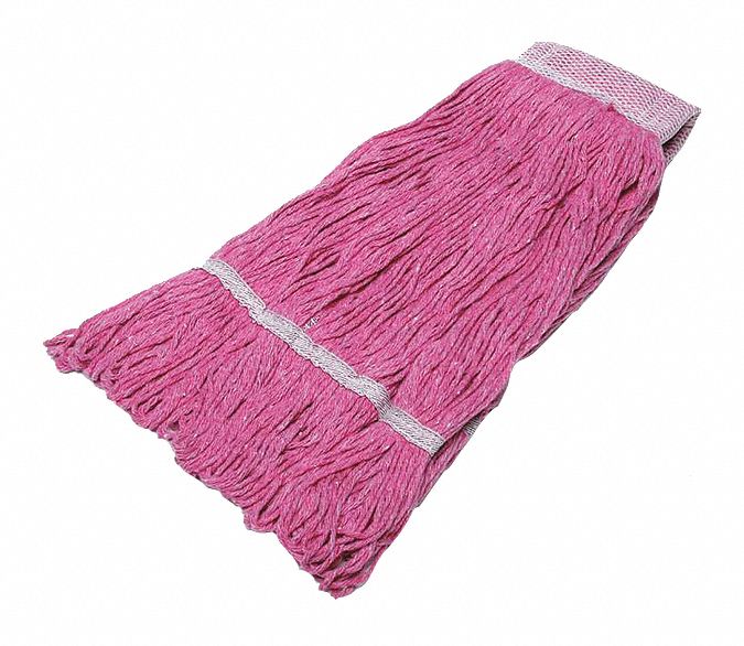 ABILITY ONE Wet Mop Head Nylon, Polyester, Rayon, Yarn, 24 oz Dry Wt