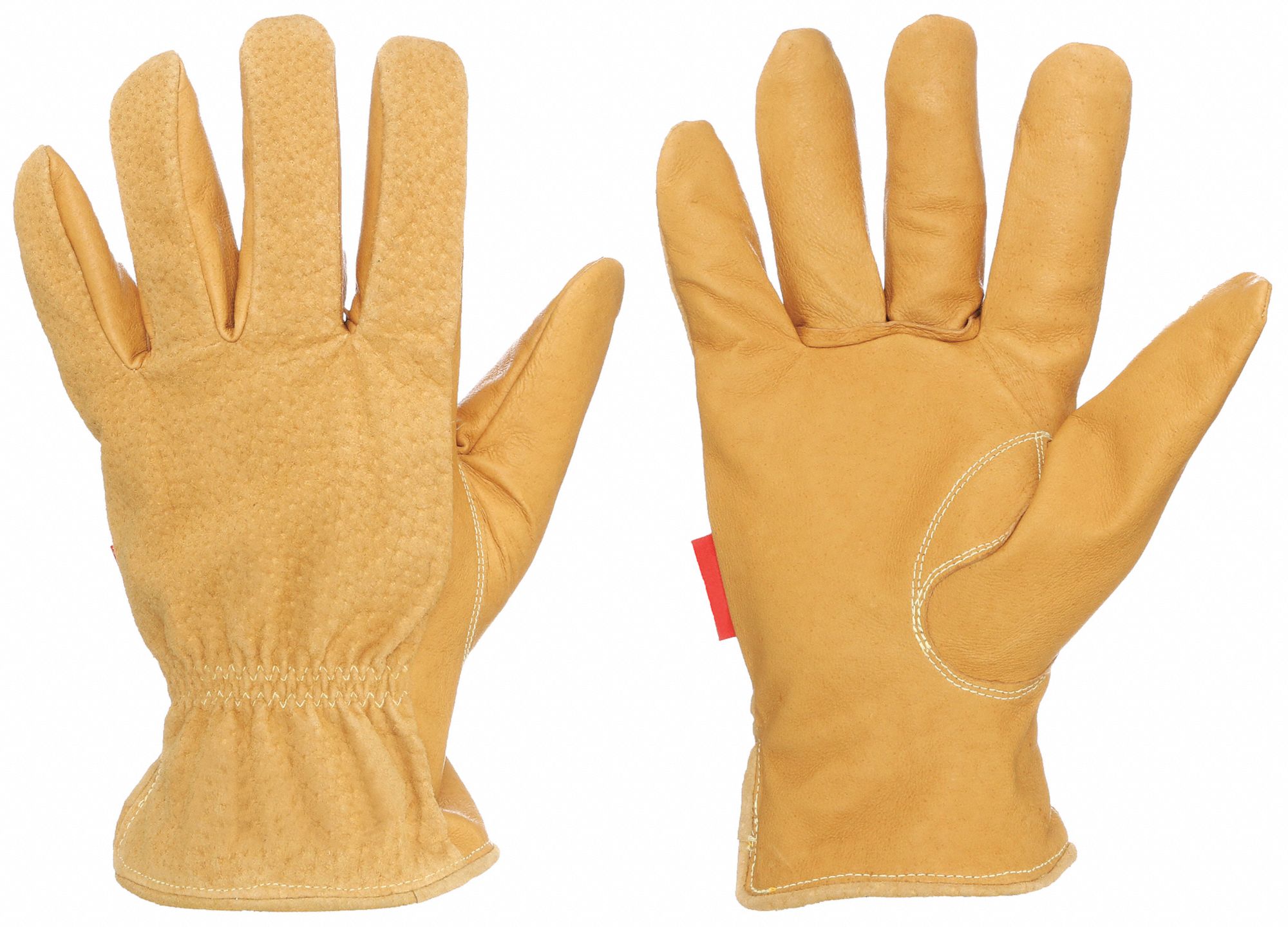LEATHER GLOVES,10-11/32 IN,PIGSKIN,PR