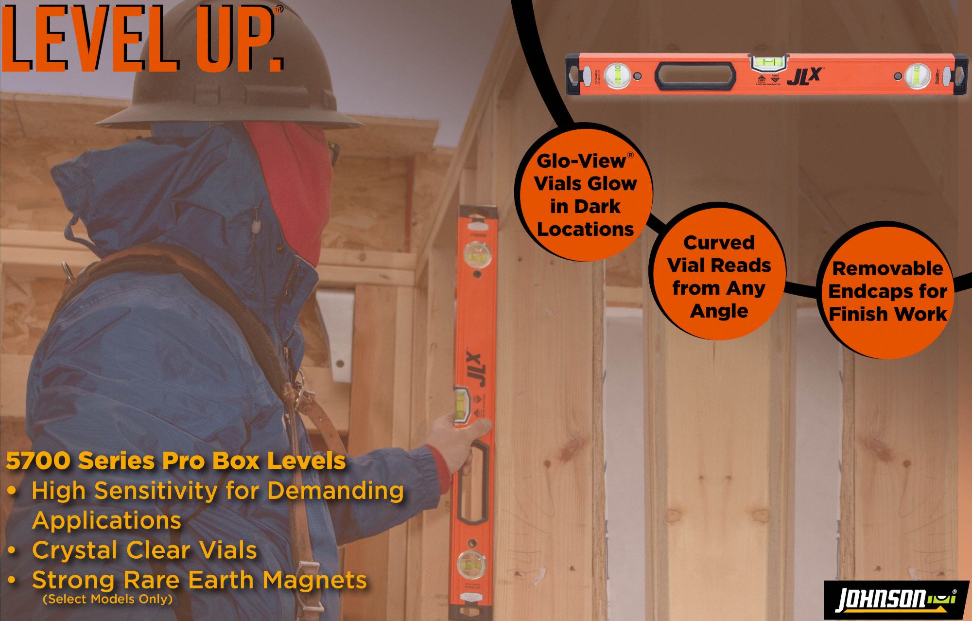 JOHNSON LEVEL & TOOL Digital Level, 48" L 54ZH0257004800D Grainger