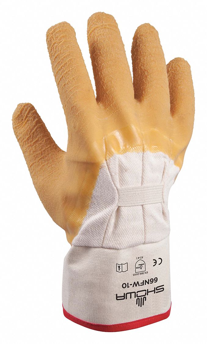 Coated Gloves, Crinkled,
