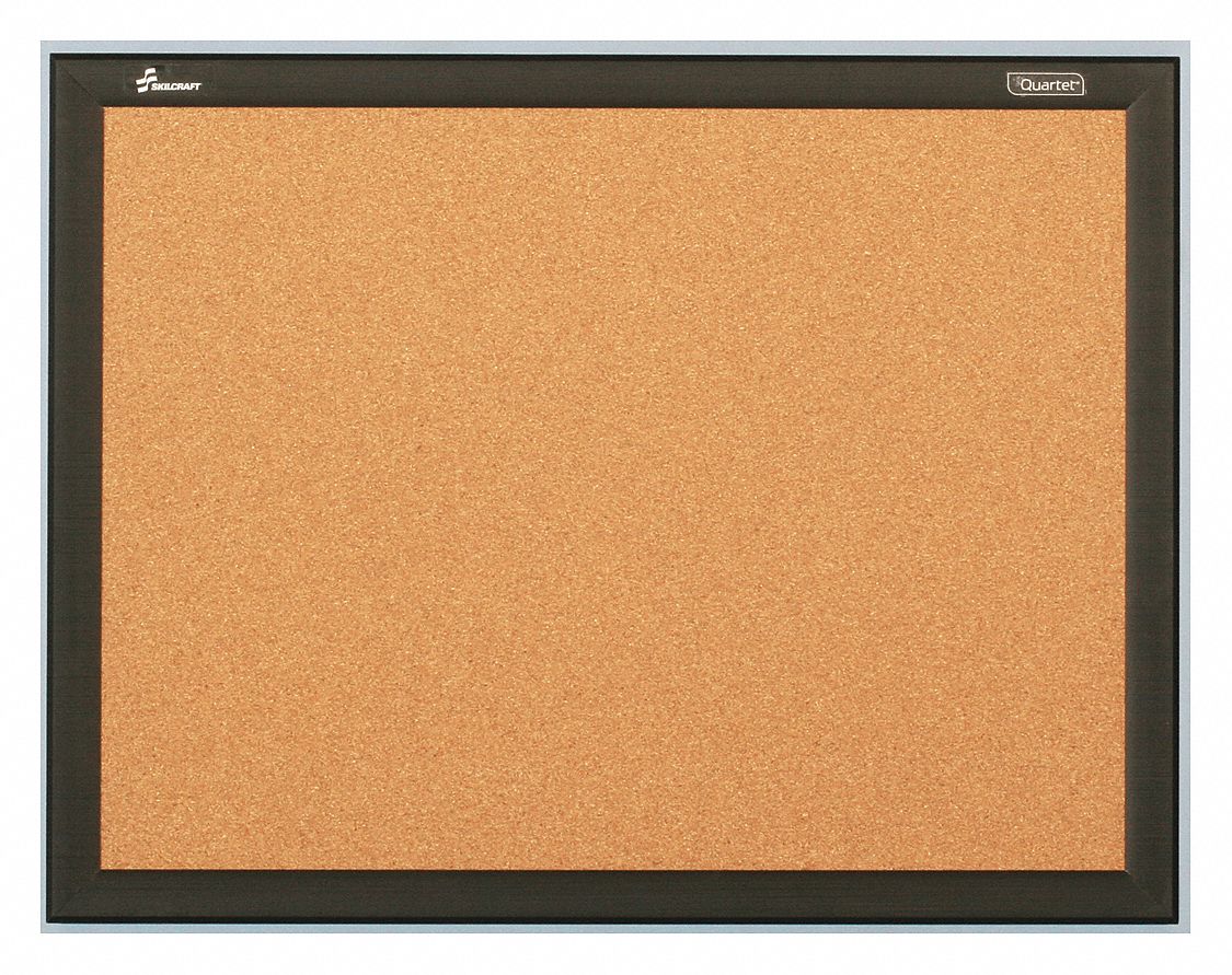 BULLETIN BOARD,CORK,24 IN W,18 IN H