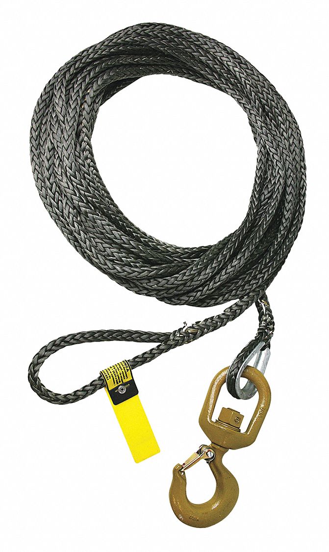 OZ LIFTING PRODUCTS, Rope, 45 ft Line Lg, Rope Assembly - 54ZJ24|OZSR ...