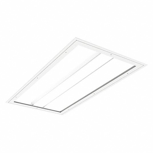 Recessed Troffer: Dimmable, 120 to 277V AC, Integrated LED, MediMode Behavioral