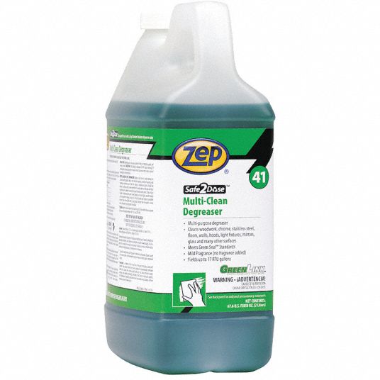 ZEP Multipurpose Degreaser, Liquid, 1 L, Bottle, 68 gal RTU Yield per ...