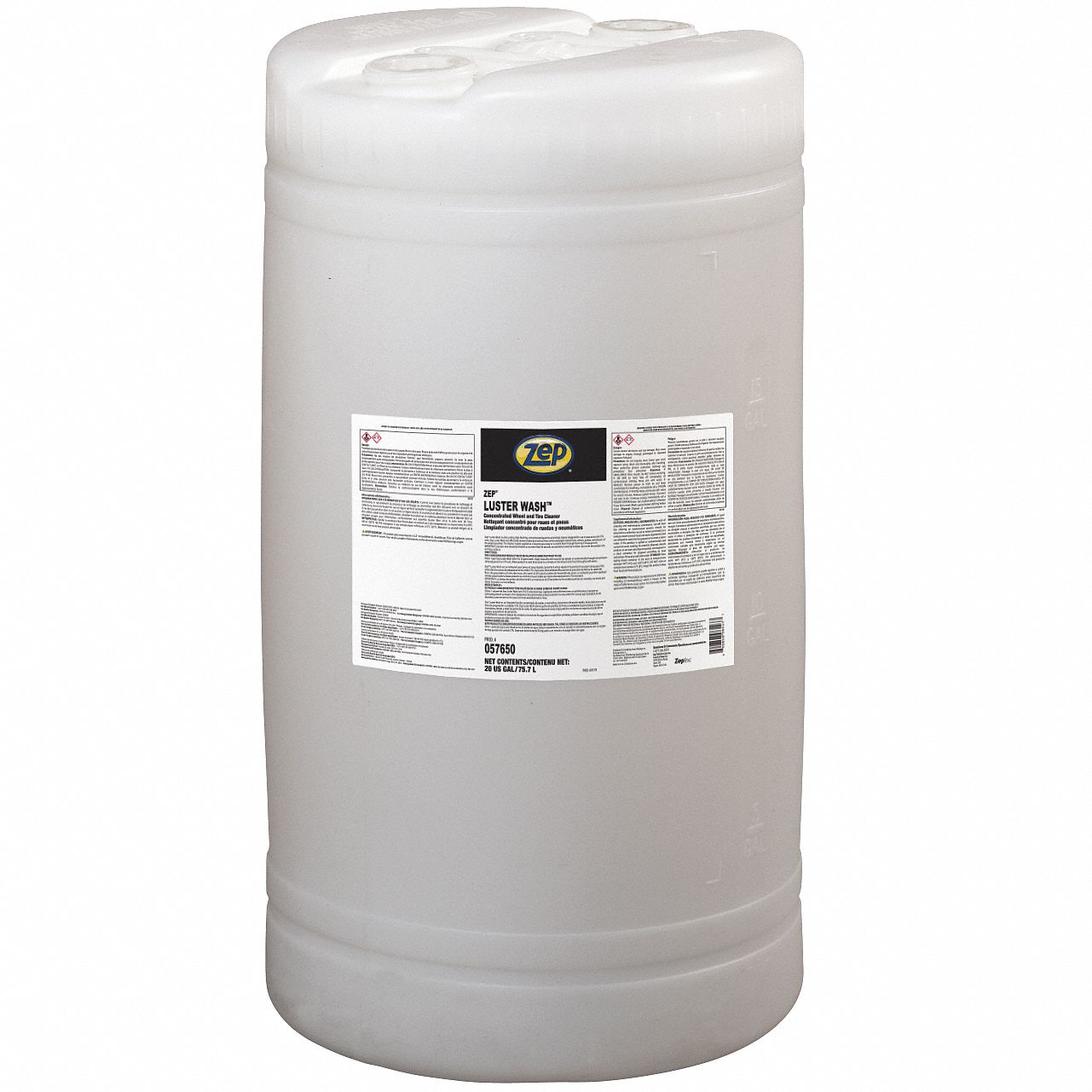 ZEP Vehicle Wash, Drum, Clear, 20 gal., Liquid 54ZK8557650 Grainger