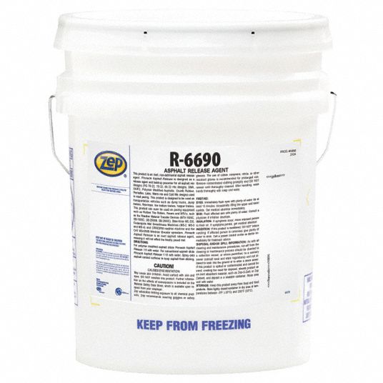 ZEP, Asphalt Release Agent (R-6690), 5 gal, Vehicle Wash - 54ZK97