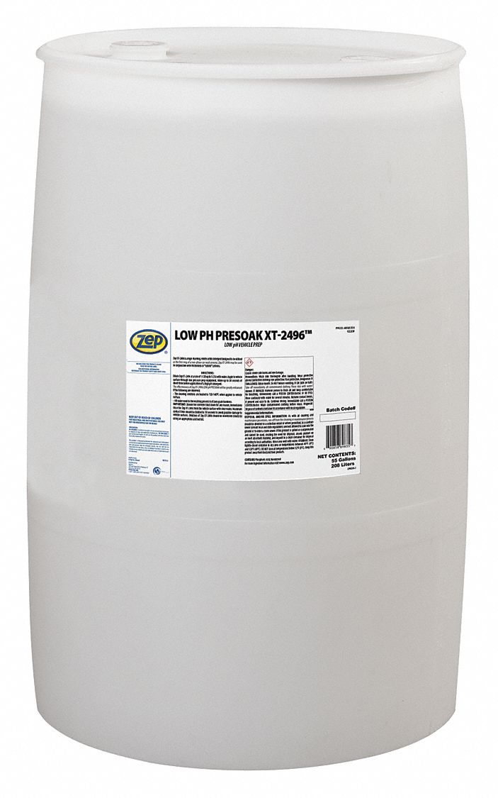 Vehicle Wash: Low pH Presoak XT-2496, 55 gal, Drum