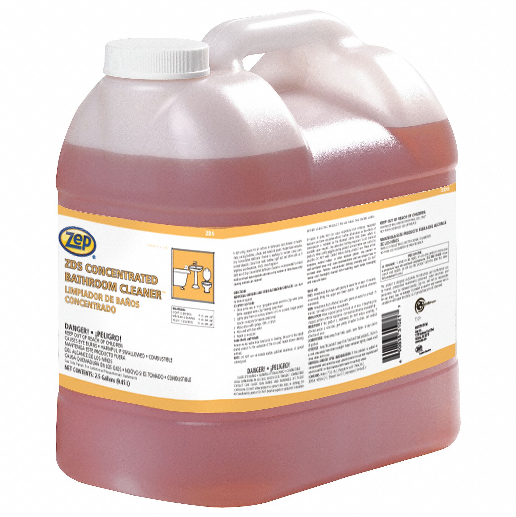 ZEP, Jug, 2.5 gal Container Size, Bathroom Cleaner - 54ZL77|310252 ...