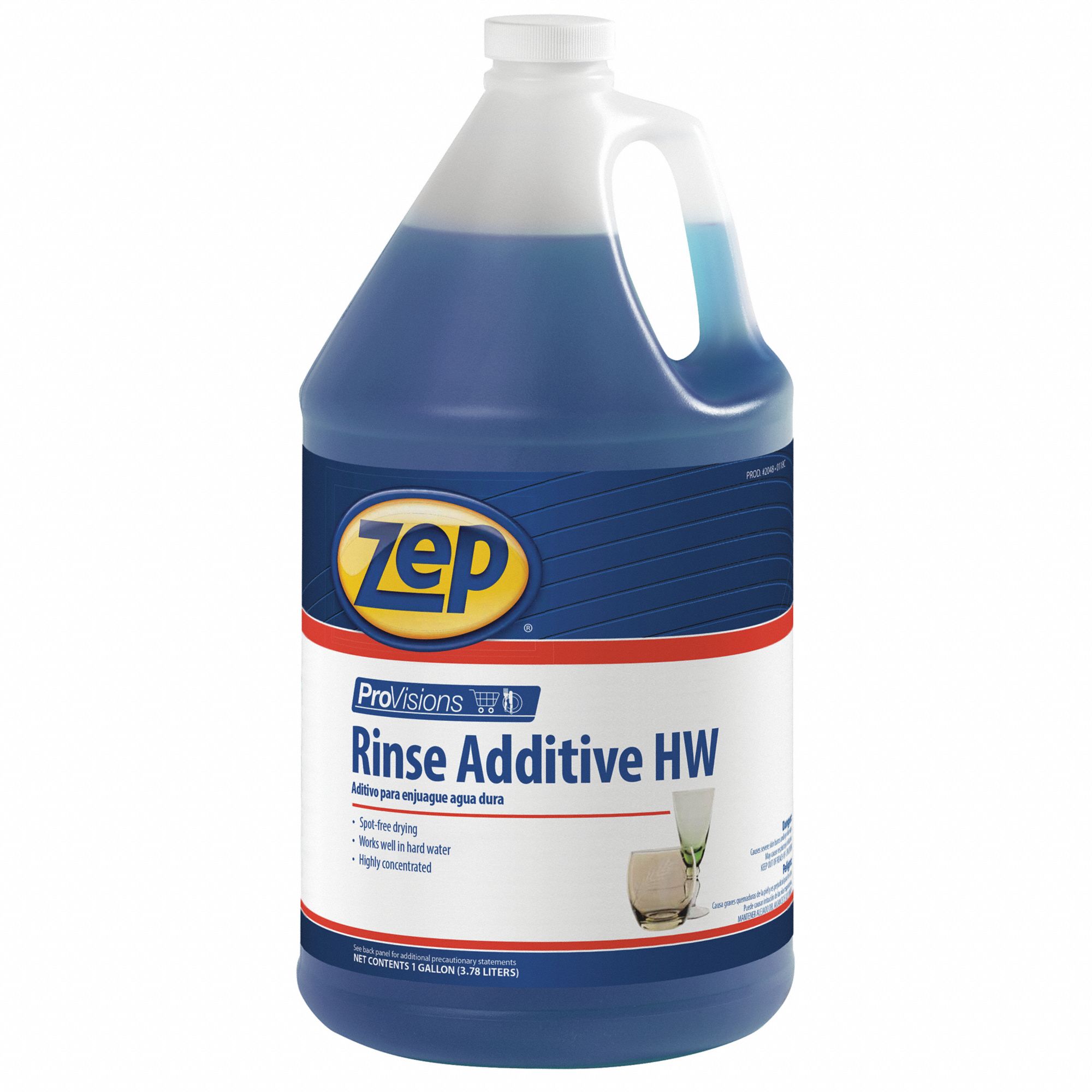 ZEP Machine Wash, Dishwashing Rinse, Cleaner Form Liquid, 1 gal, PK 4