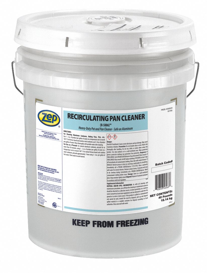 ZEP Dish Soap, Bucket, 40 lb, Powder 54ZM07560634 Grainger