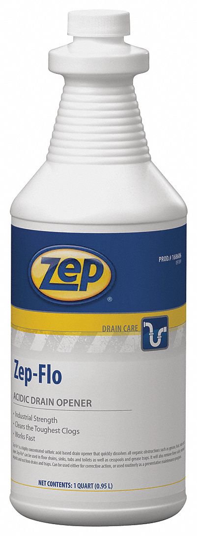 ZEP 32 oz. Advanced Tub and Shower Drain Opener U49210 - The Home