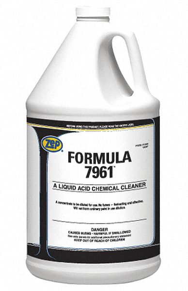 Floor Cleaner: Jug, 1 gal Container Size, Concentrated, Liquid, 4 PK