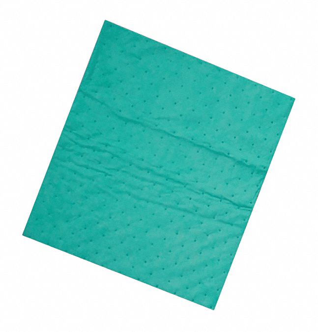 ZEP, 1,536 oz Volume Absorbed Per Pad, 12 gal (100 Pads), Absorbent Pad