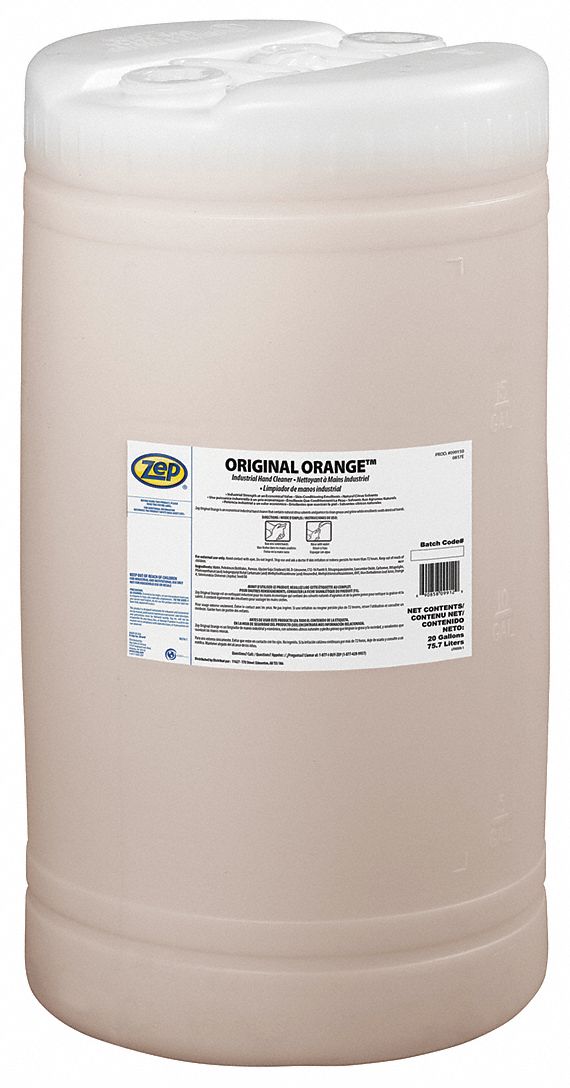 ZEP Citrus, Liquid, Hand Soap, 20 gal, Drum 54ZM8199150 Grainger