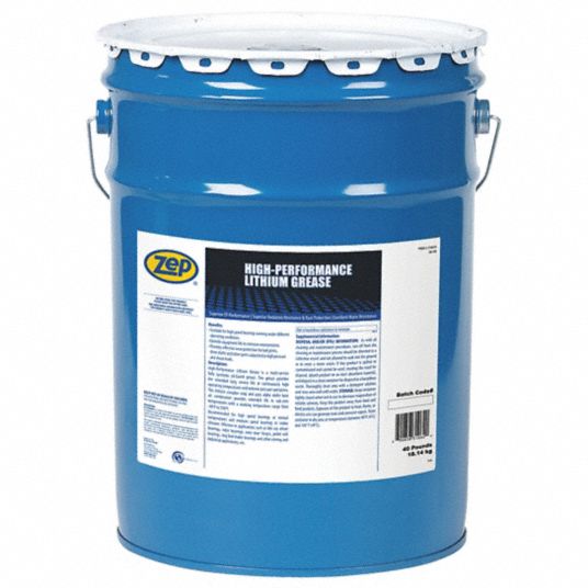 ZEP Blue, Lithium Complex, High Performance Grease, 40 lb, 2 NLGI Grade