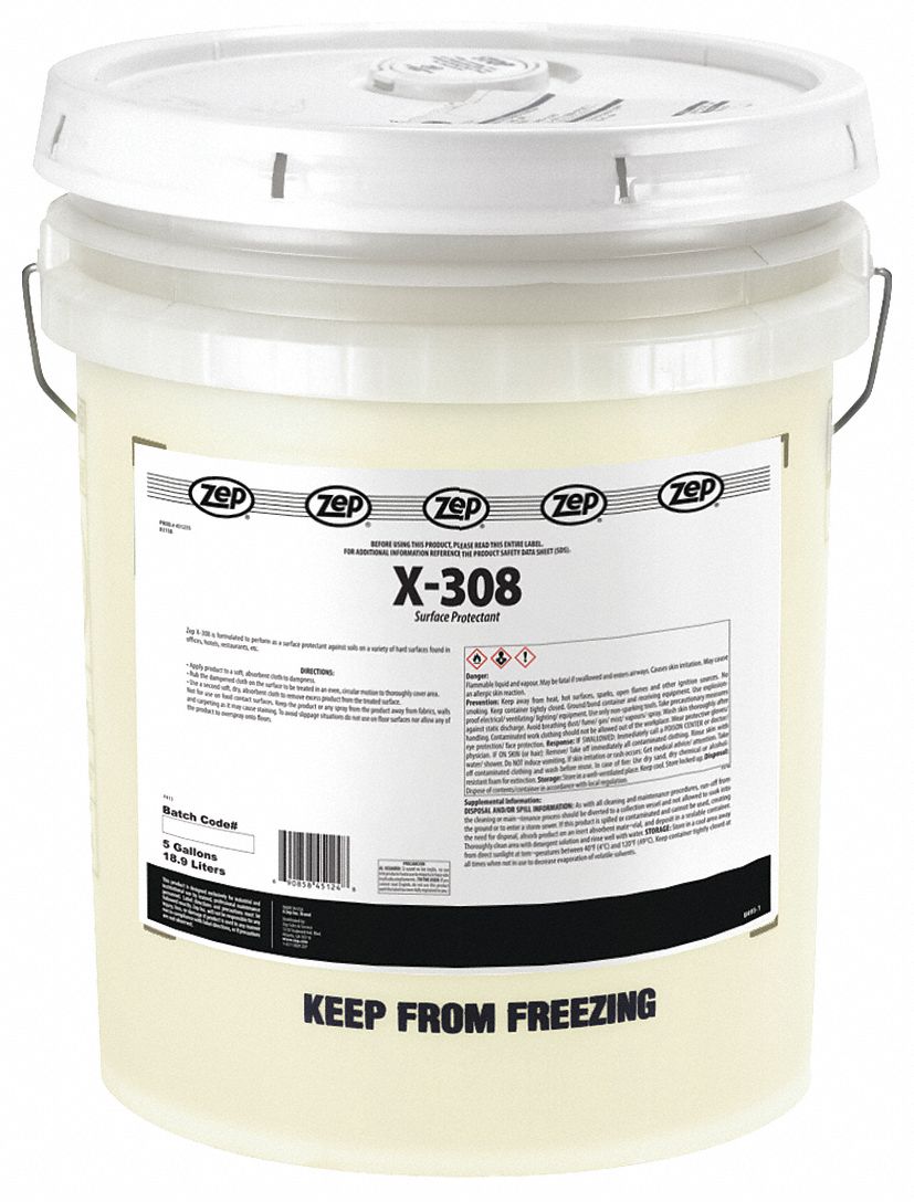 ZEP, Jug, 5 gal Container Size, Surface Cleaner 54ZN72451235 Grainger