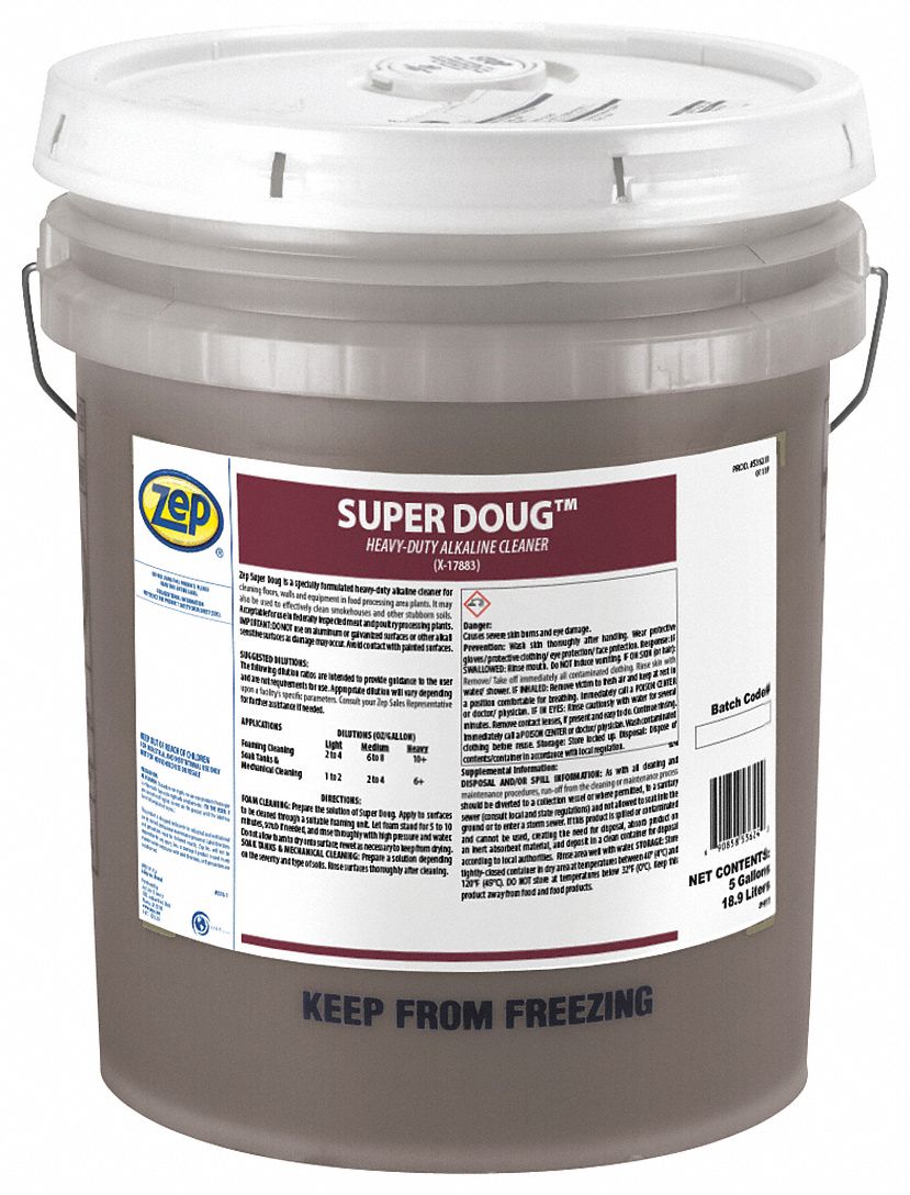 Heavy Duty Cleaner, 5 gal, Bucket