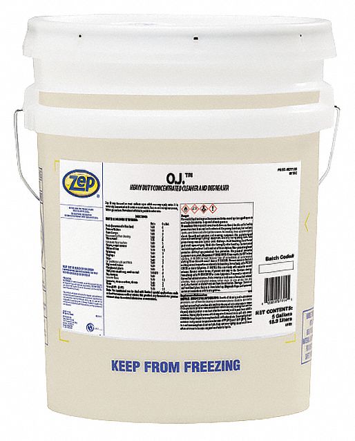 Degreaser, Bucket, 5 gal., Characteristic