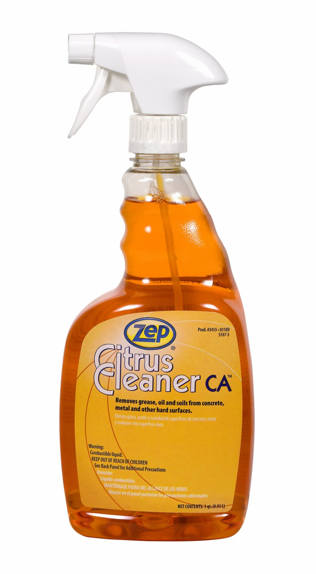 ZEP, Water Based, Trigger Spray Bottle, Degreaser 54ZP09345501