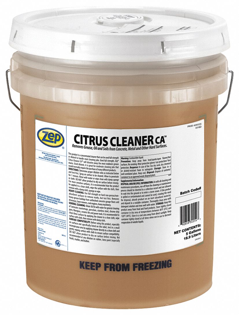 ZEP, Water Based, Bucket, Degreaser - 54ZP10|345535 - Grainger
