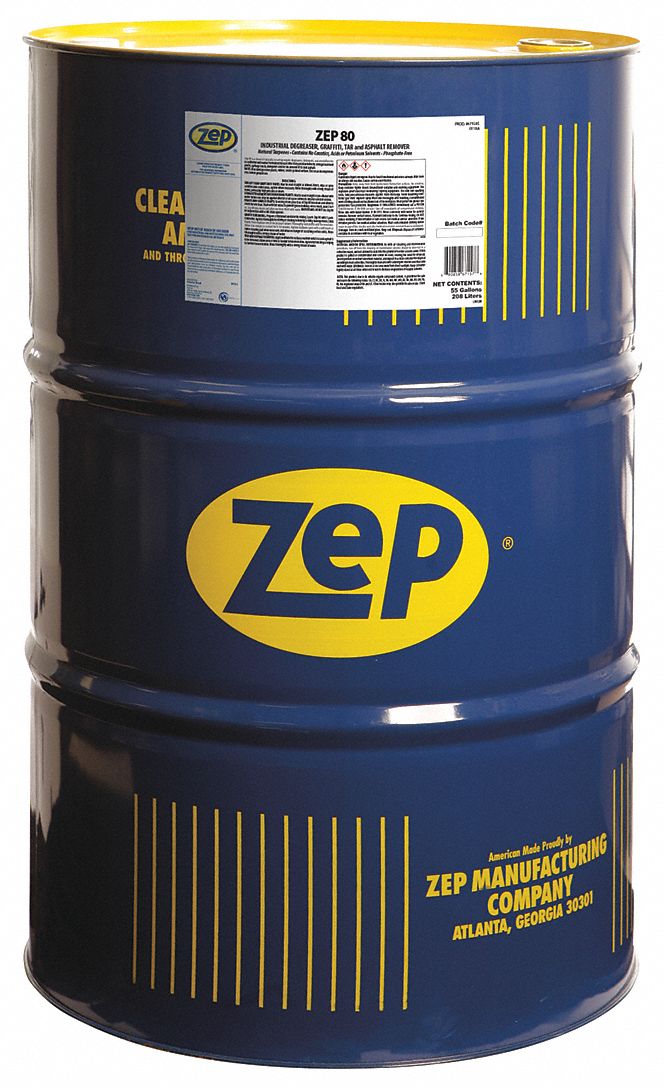 ZEP, Solvent Based, Drum, Industrial Degreaser 54ZP16671585 Grainger
