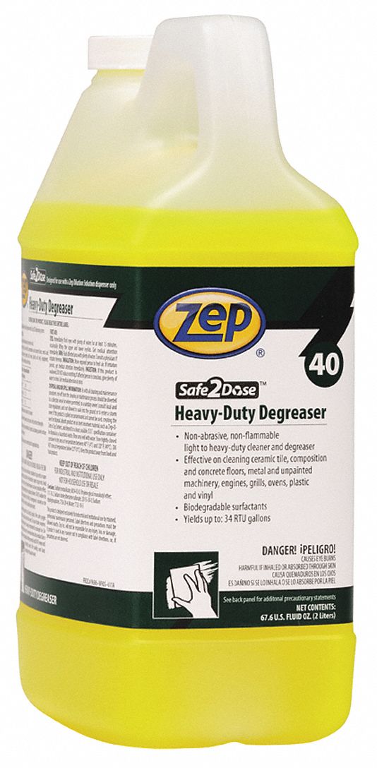 ZEP, Water Based, Bottle, Heavy Duty Degreaser 54ZP24N68601 Grainger