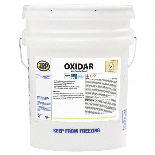 ZEP Laundry Bleach, Cleaner Form Crystalline Solid, Cleaner Container