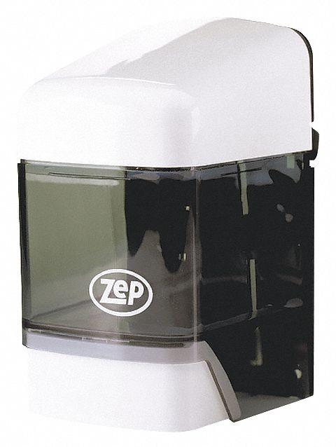 Hand Soap Dispenser: Manual, 1, 000 mL Refill Size, Liquid, Black/White, Unfinished, LS 50