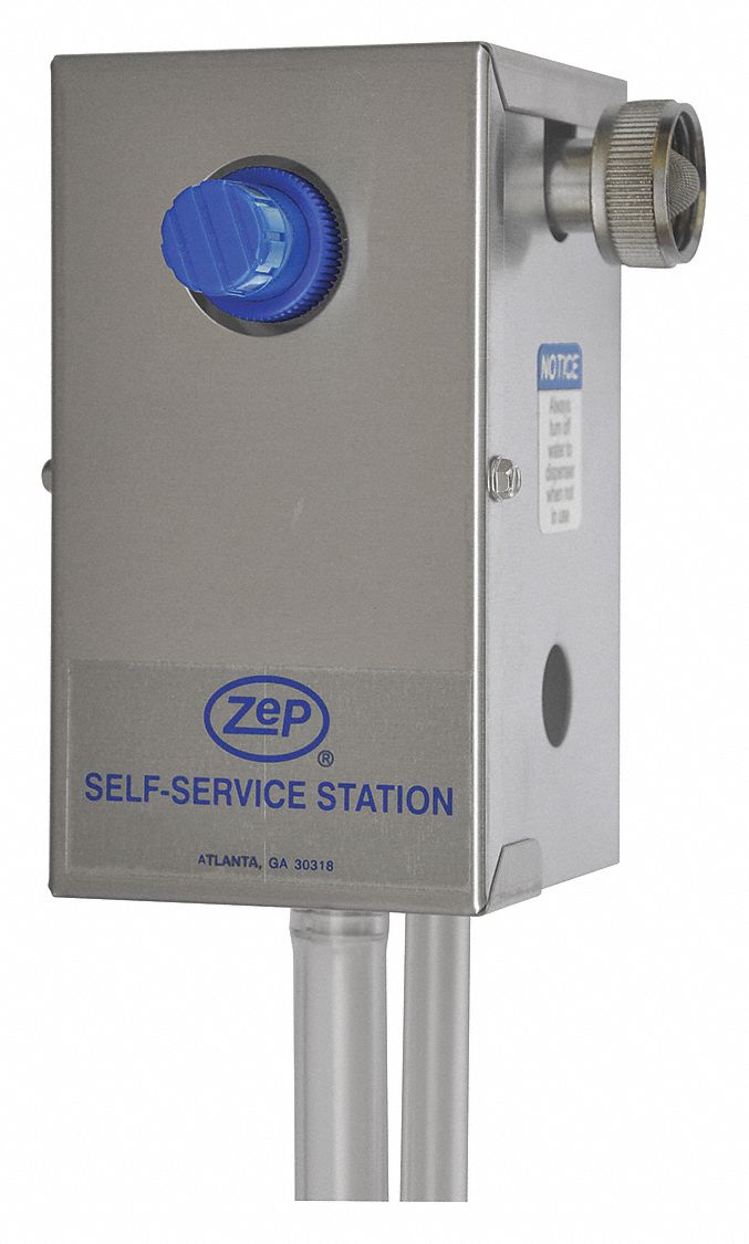 ZEP, Wall Mount Dispenser, 1 Chemicals Dispensed, Chemical Fill Station