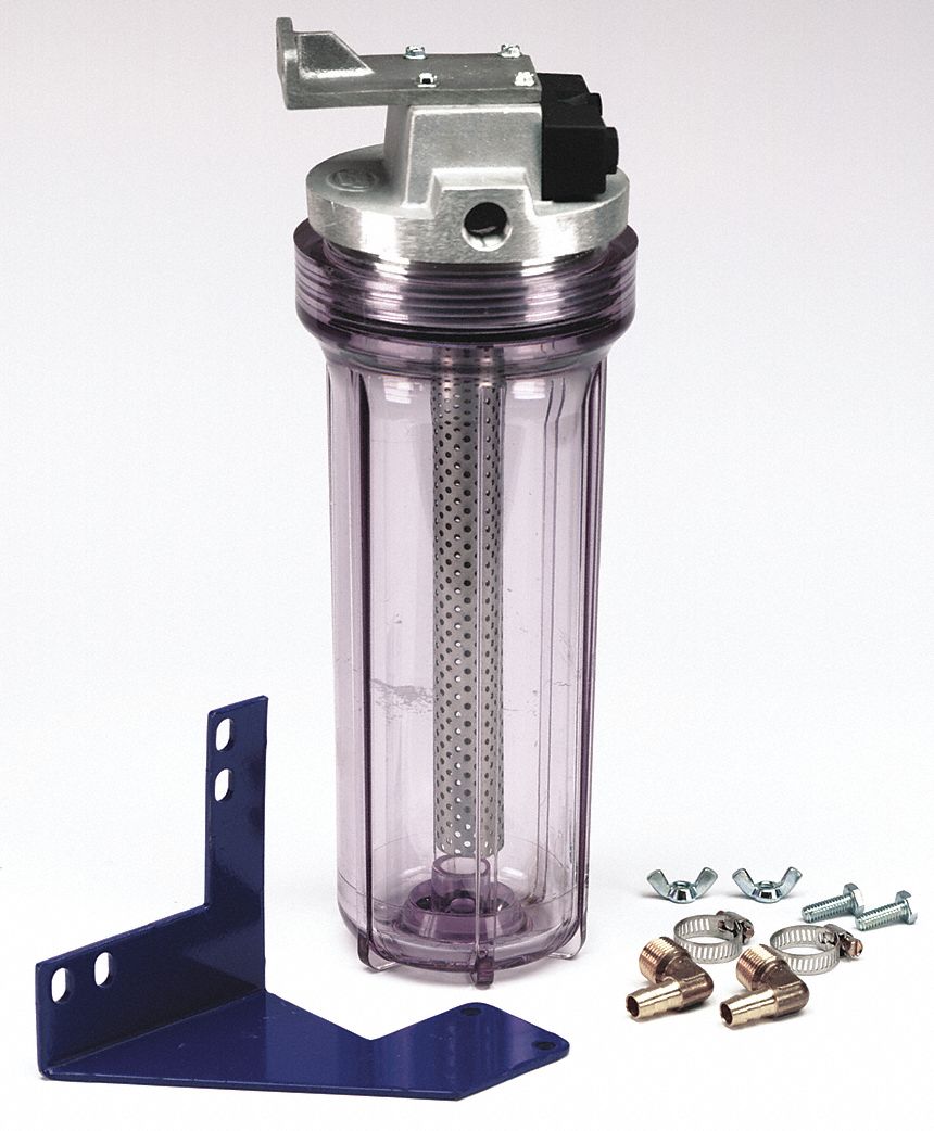 ZEP Aluminum/Polypropylene Parts Washer Filter, Blue 54ZT03942101