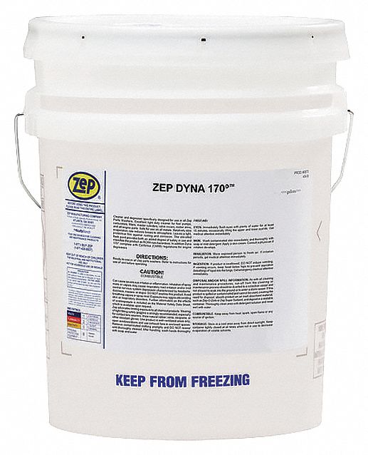ZEP, Solvent, Grease/Oil/Soil, Parts Washer Cleaner 54ZT1217935