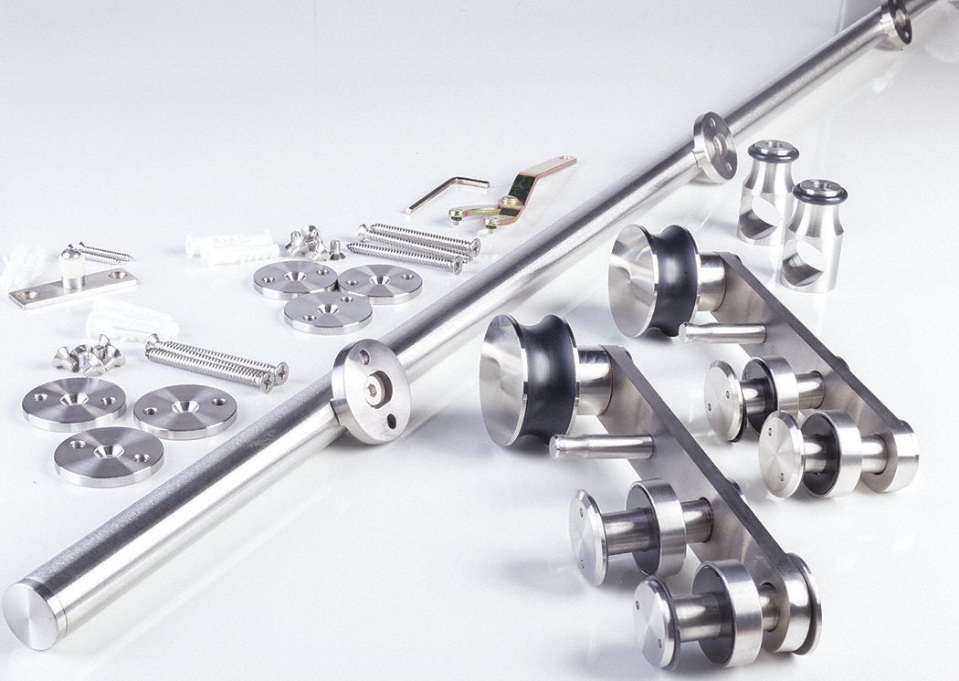 Track Kit: 78 3/4 in Lg, 2 9/16 in Wd, 8 1/8 in Ht, 220 lb Max Wt, Top