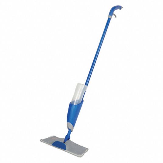 QUICKIE Mop Pad: Flat Mop, Quick Change Connection, Launderable, Gray