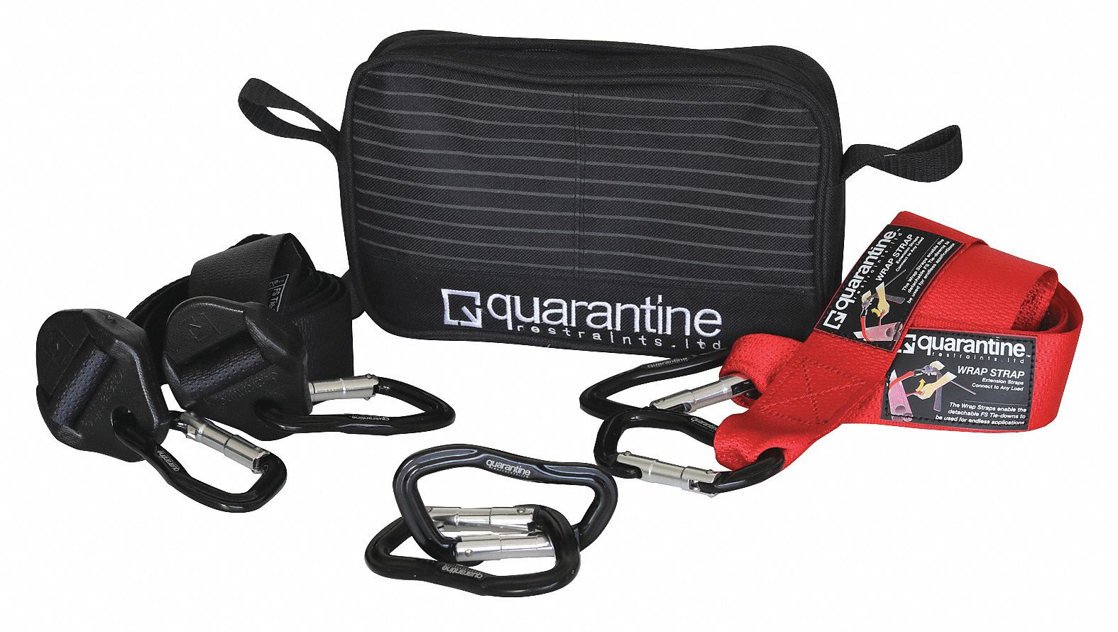 RESTRAINT ACCESSORY CASE, FOR INTERIOR/EXTERIOR VEHICLE CARGO, LD CAP 450 LB, BLACK, 50 IN