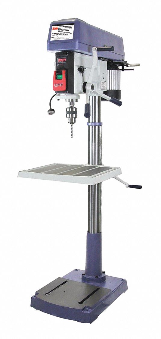 DAYTON, Belt, Fixed, Floor Drill Press 54ZW3254ZW32 Grainger