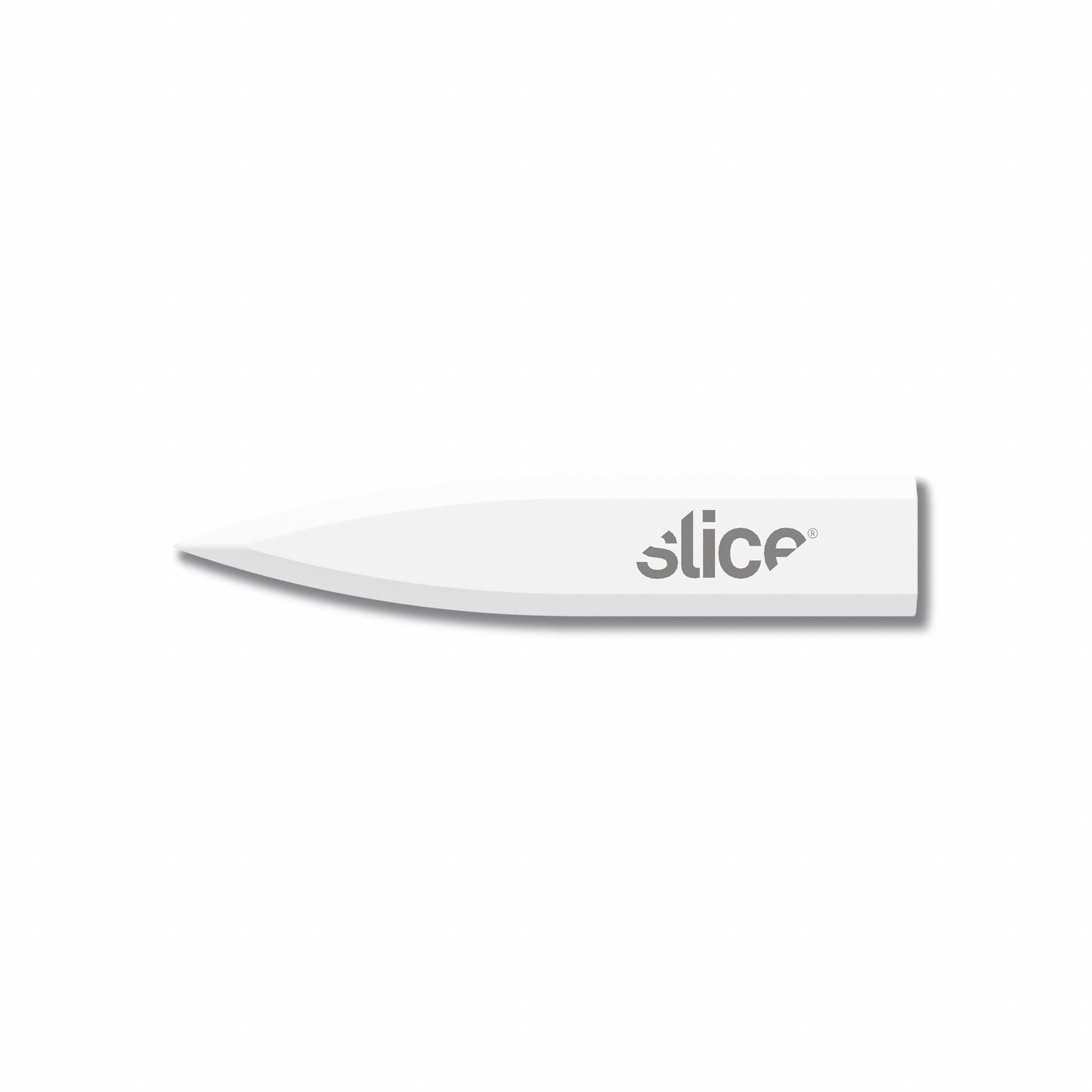 Precision Blade: 1 1/4 in Blade Lg, 0.87 mm Blade Thick, Ceramic, 1/4 in Blade Wd, 4 PK