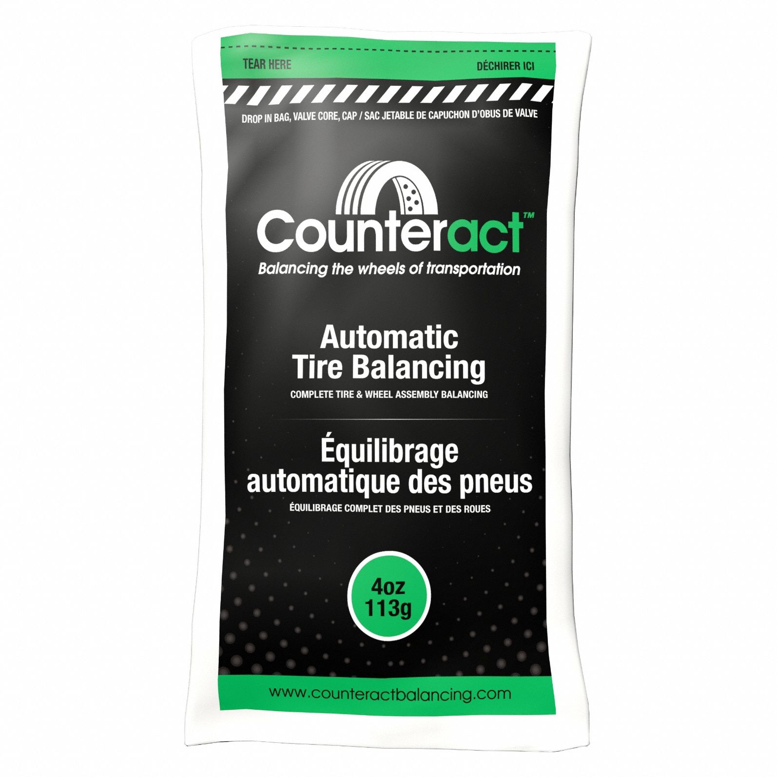COUNTERACT, Wheel Balancing Beads, Trucks, Balancing Beads 54ZW784oz