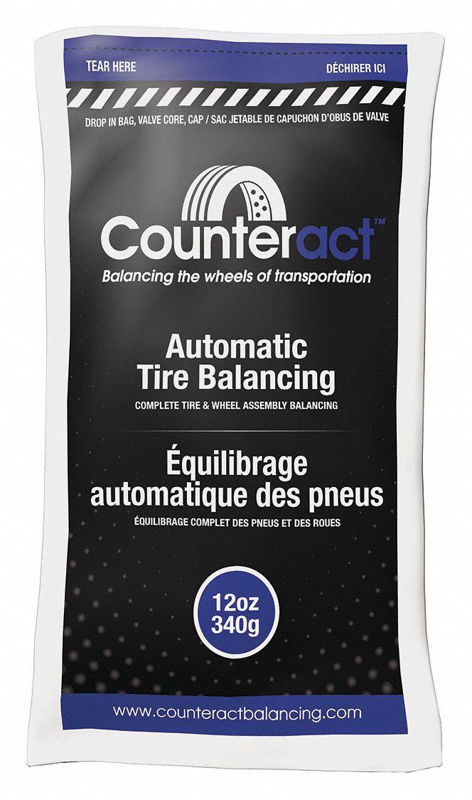 COUNTERACT Balancing Beads 5 x 1 in Size, Glass, 12 oz Wt 54ZW82