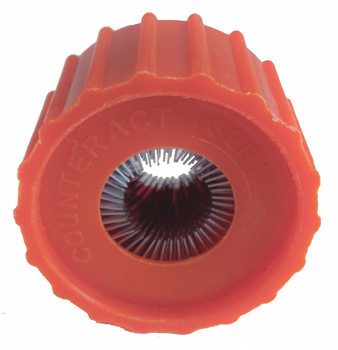 Stud Brush Replacement: 1 1/2 in Overall Lg, Orange