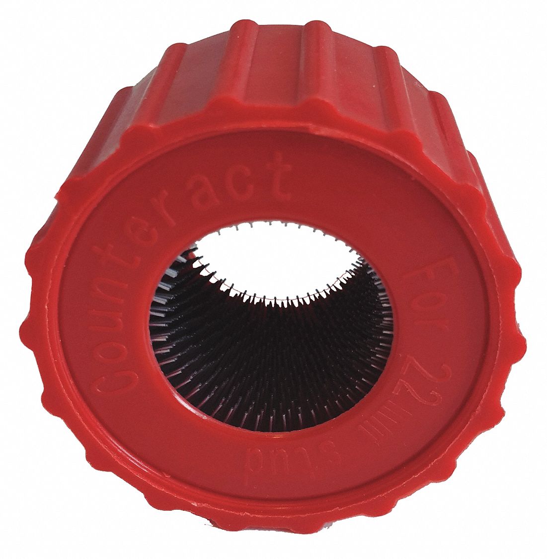 Stud Brush Replacement: 2 in Overall Lg, Red