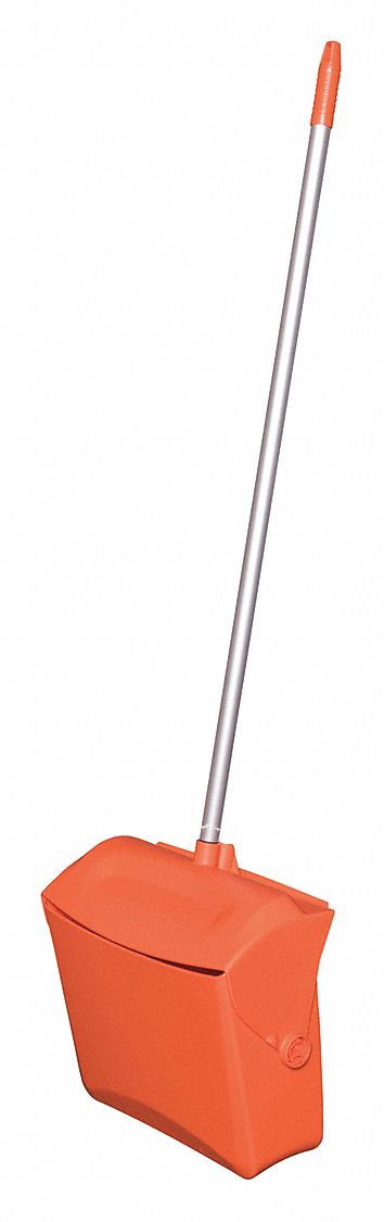 LONG HANDLED DUST PAN,ORANGE