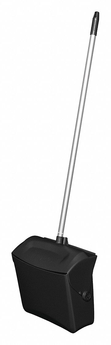 LONG HANDLED DUST PAN,BLACK