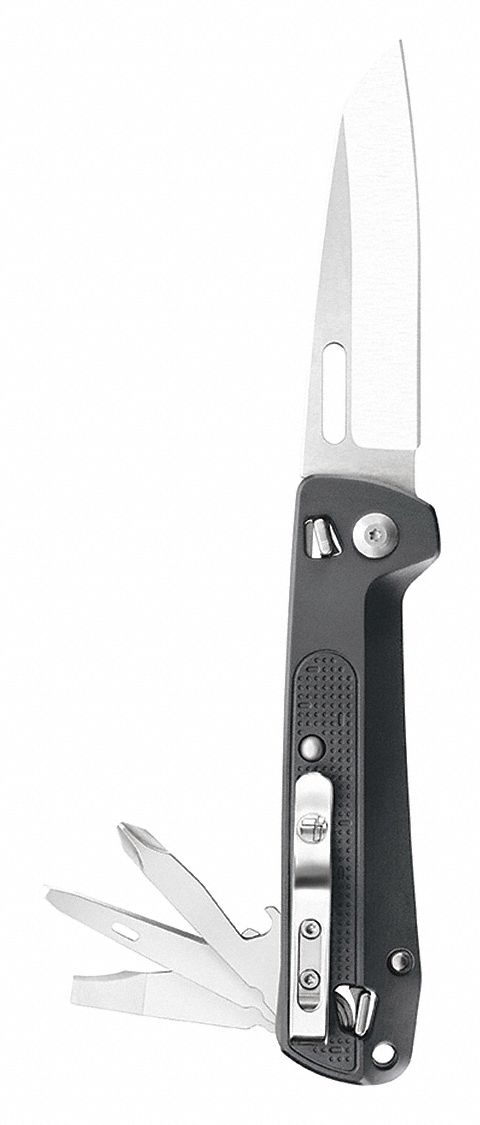 LEATHERMAN, 8 Tools, 4 1/2 in Closed Lg, Folding Knife - 54ZY68 
